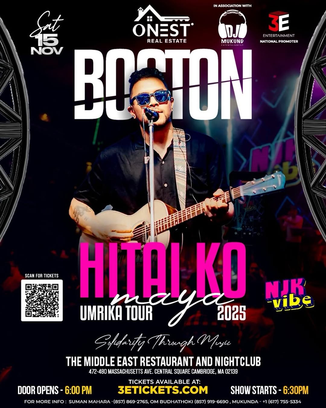 Hitai Ko Maya Umrika Tour 2025 - Boston - Event