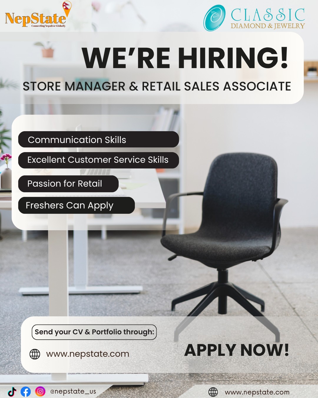 Store Manager ,Retail Sales Associate - Jobs
