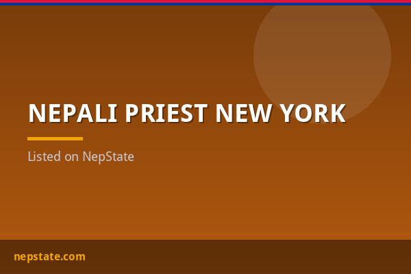 Nepali Priest New York